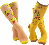 Mary Blair Cute Fun Artistic and Colorful Over The Calf Socks - 2 Pair